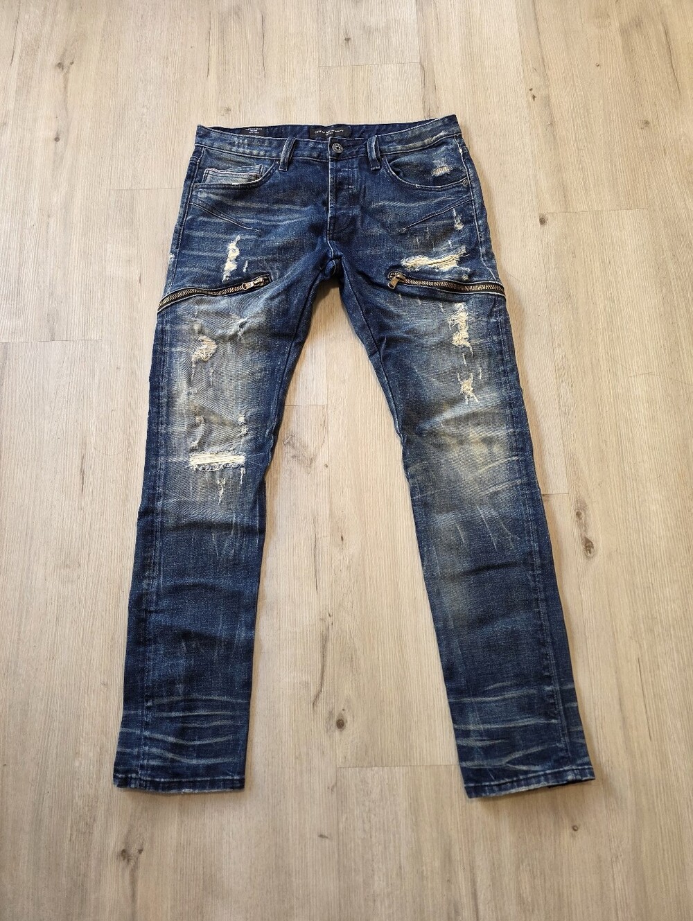 Cult of Individuality New York Greaser Straight Men's Size 34 Button Fly